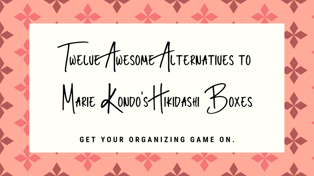 Hikidashi Box Konmari marie Kondo Organizing Boxes Handcrafted